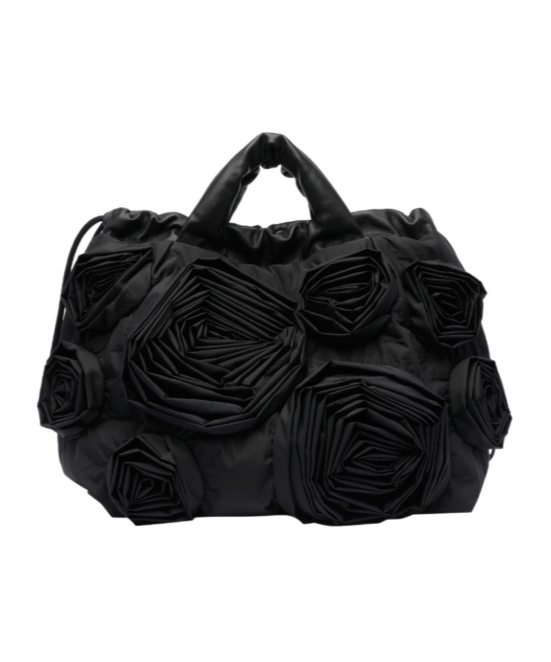 VIC MATIE ROSE APPLIQUÉ TOTE BAG