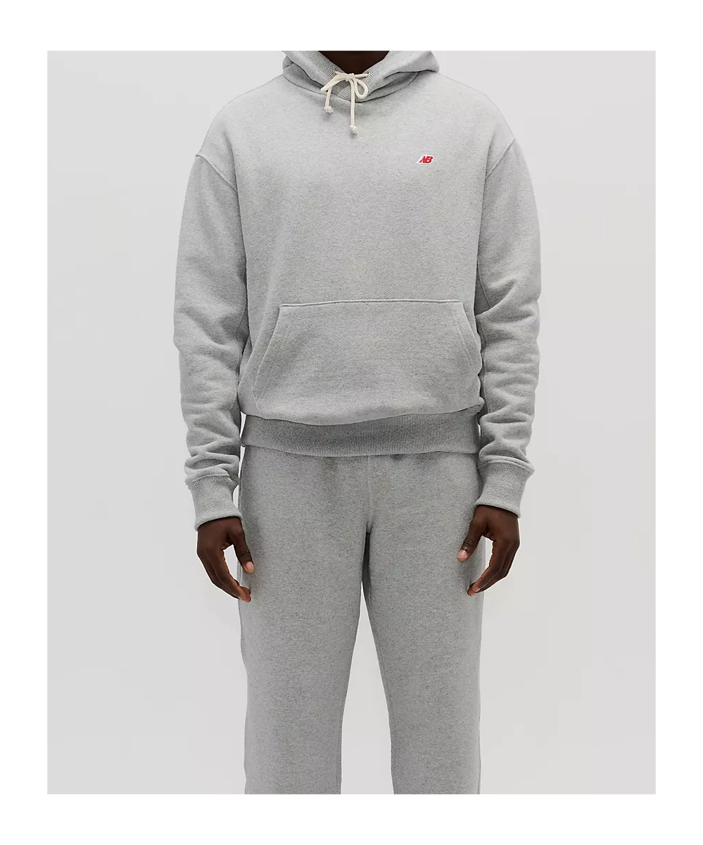 New Balance Made In Usa Core Hoodie In Gray