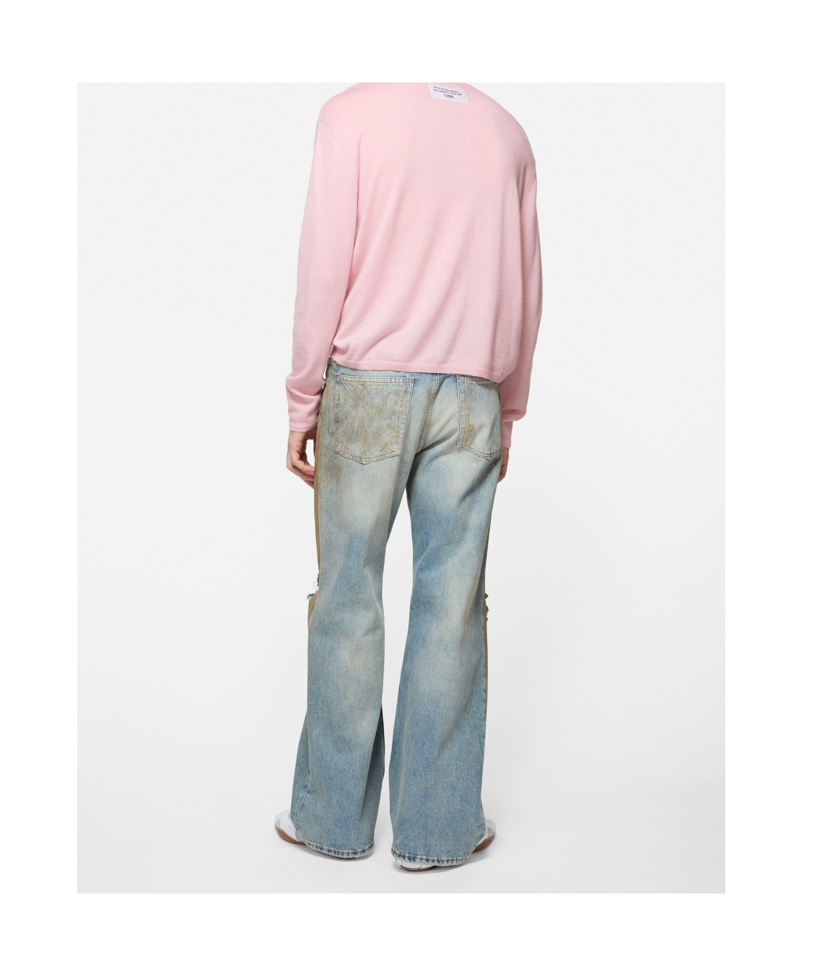 Acne Studios Cotton Sweater In Pink