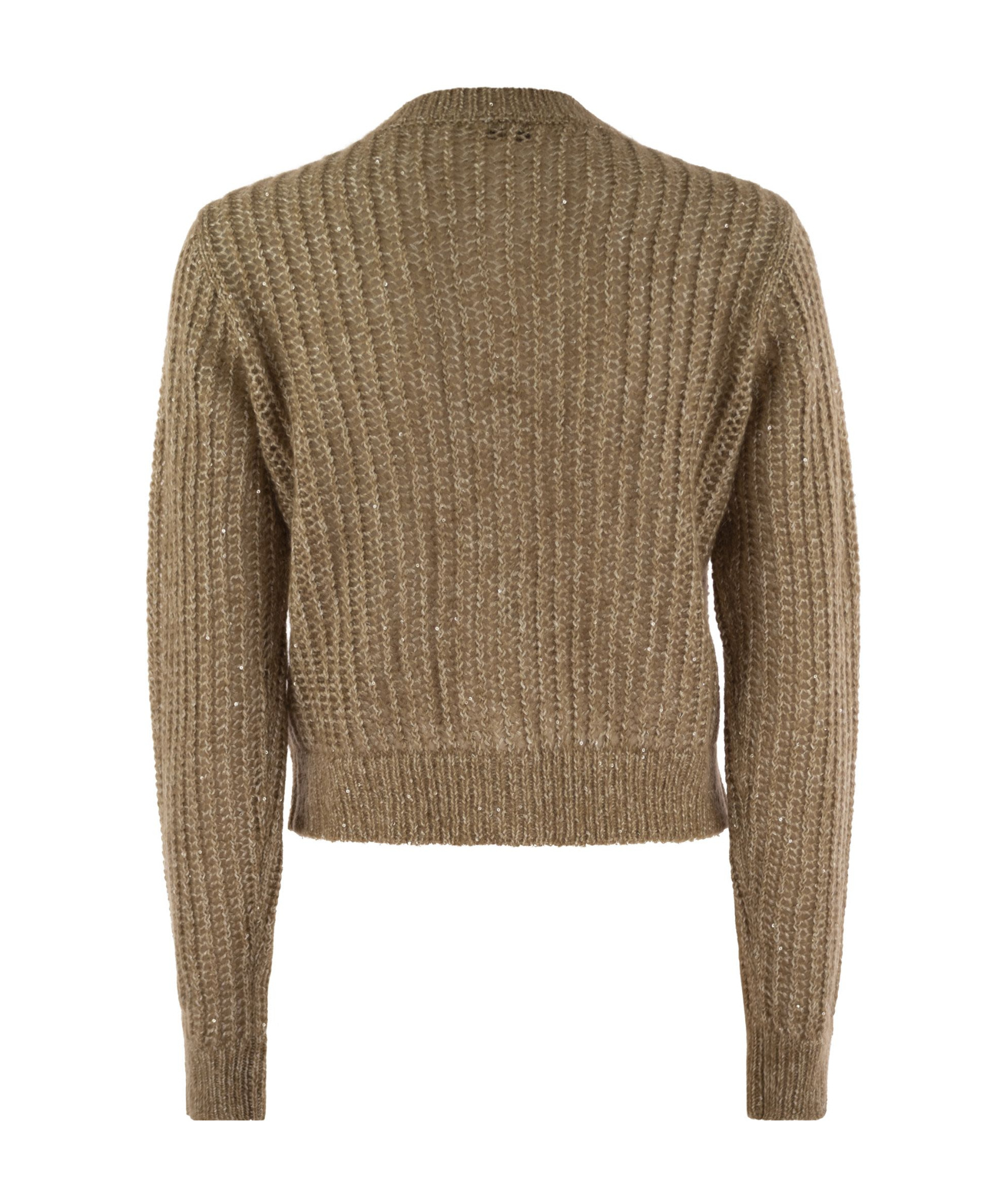 PESERICO LONG-SLEEVED KNITTED CARDIGAN 