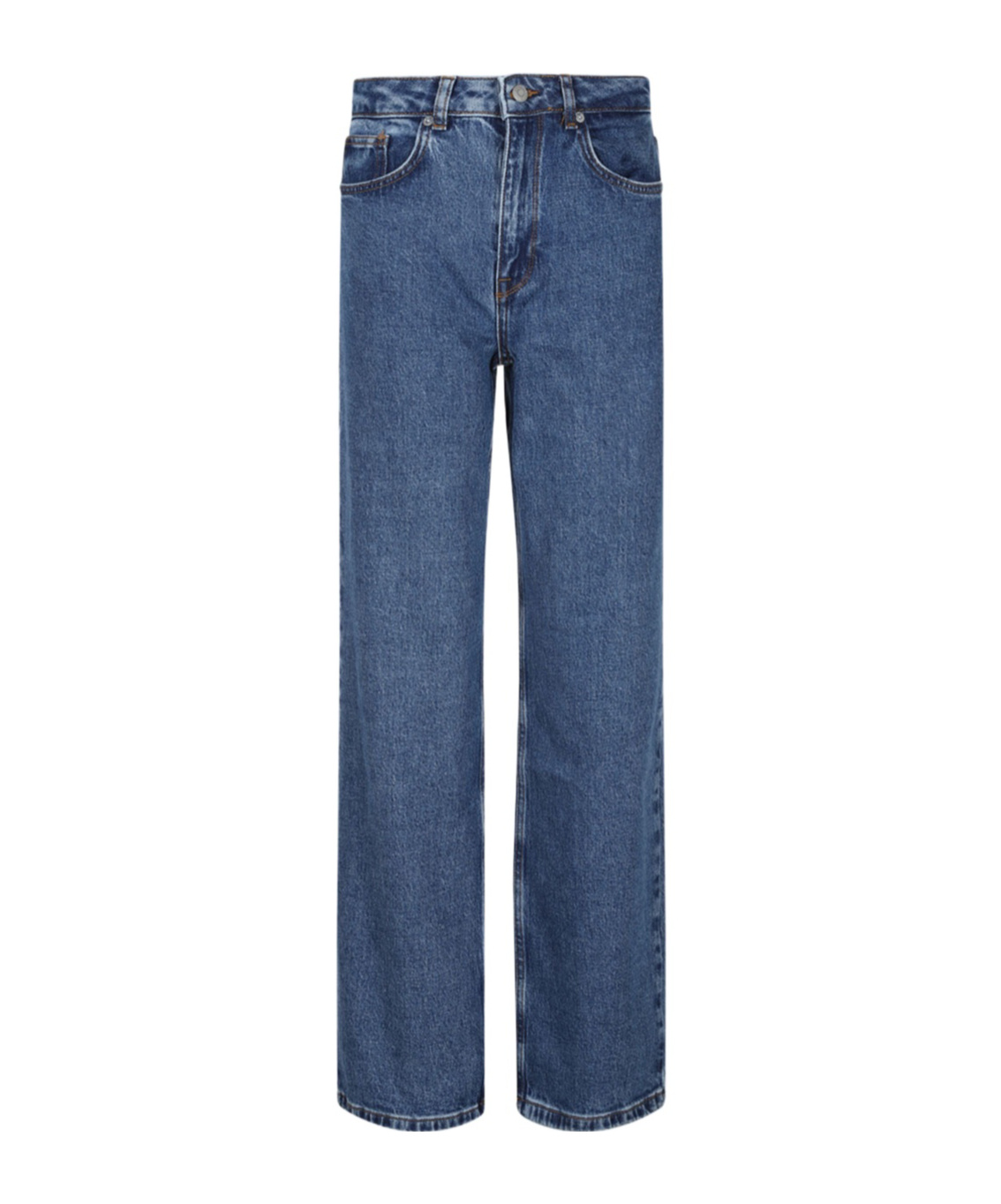 Selected Denim Trousers With Belt Loops