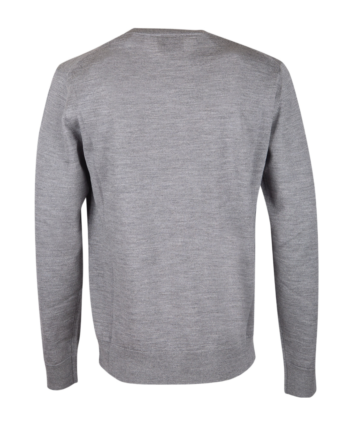 Ballantyne Round-neck Knitted Pullover In Gray