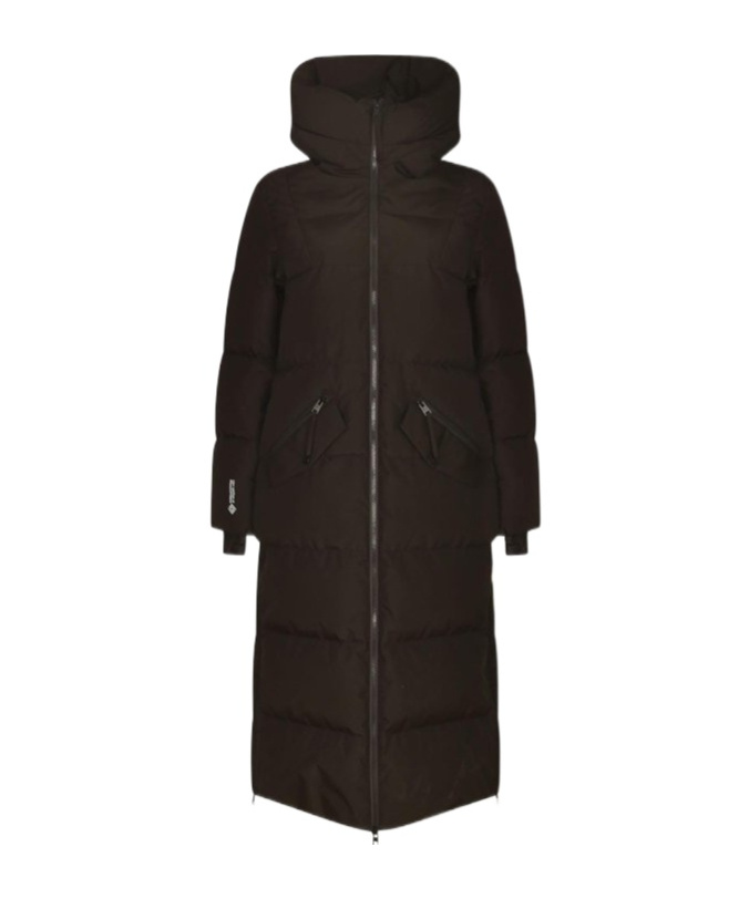 Woolrich Hooded Down Jacket In Black