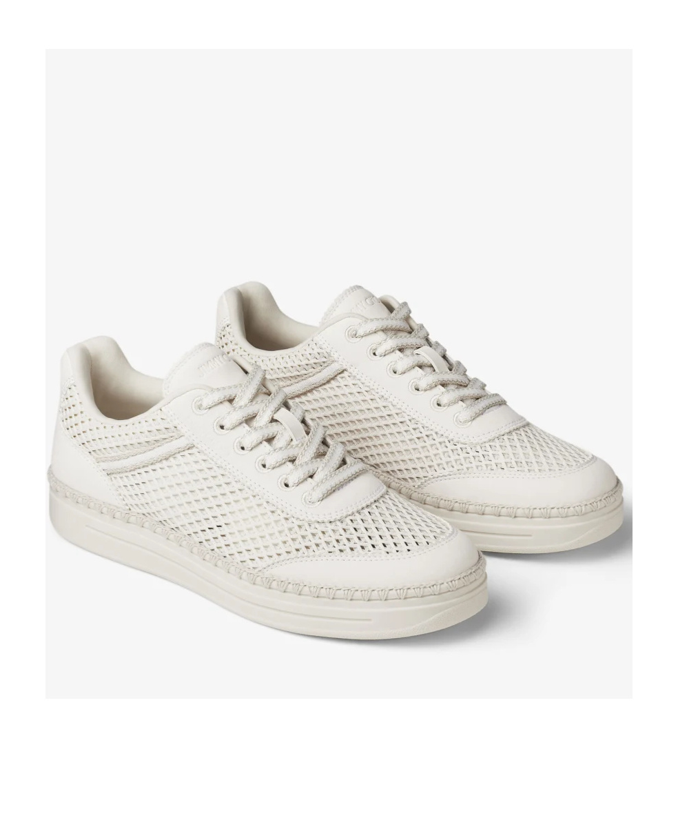 Jimmy Choo Rimini Low-cut Sneakers In White