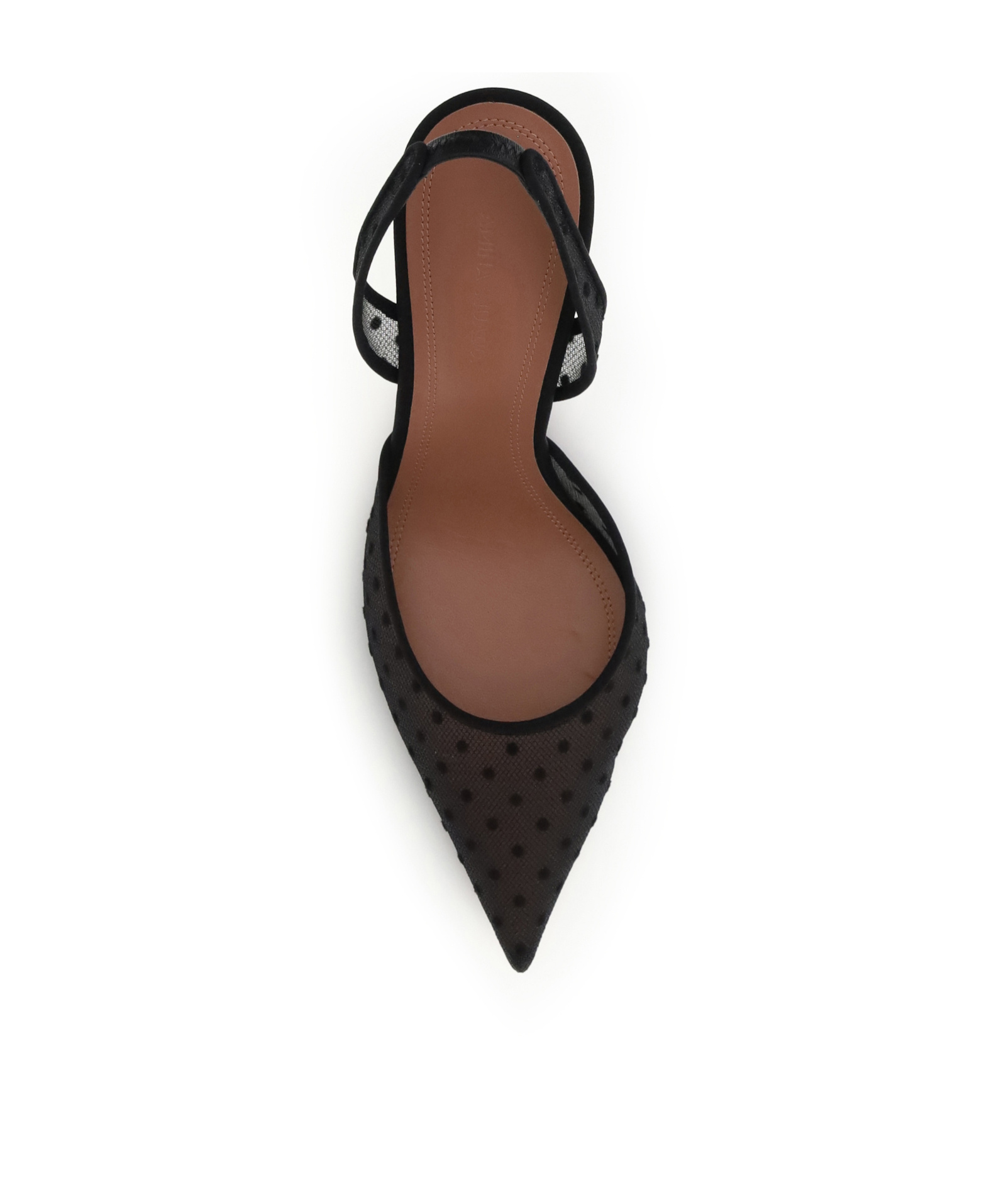 Amina Muaddi Pointed High-heeled Sandals In Black