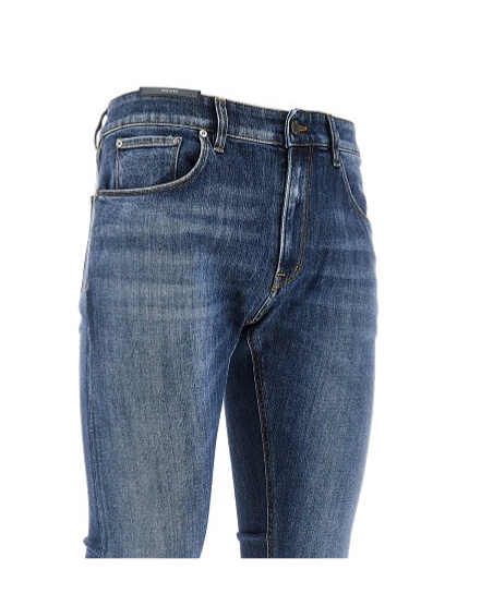 Pt Torino Belt Loop Jeans In Blue