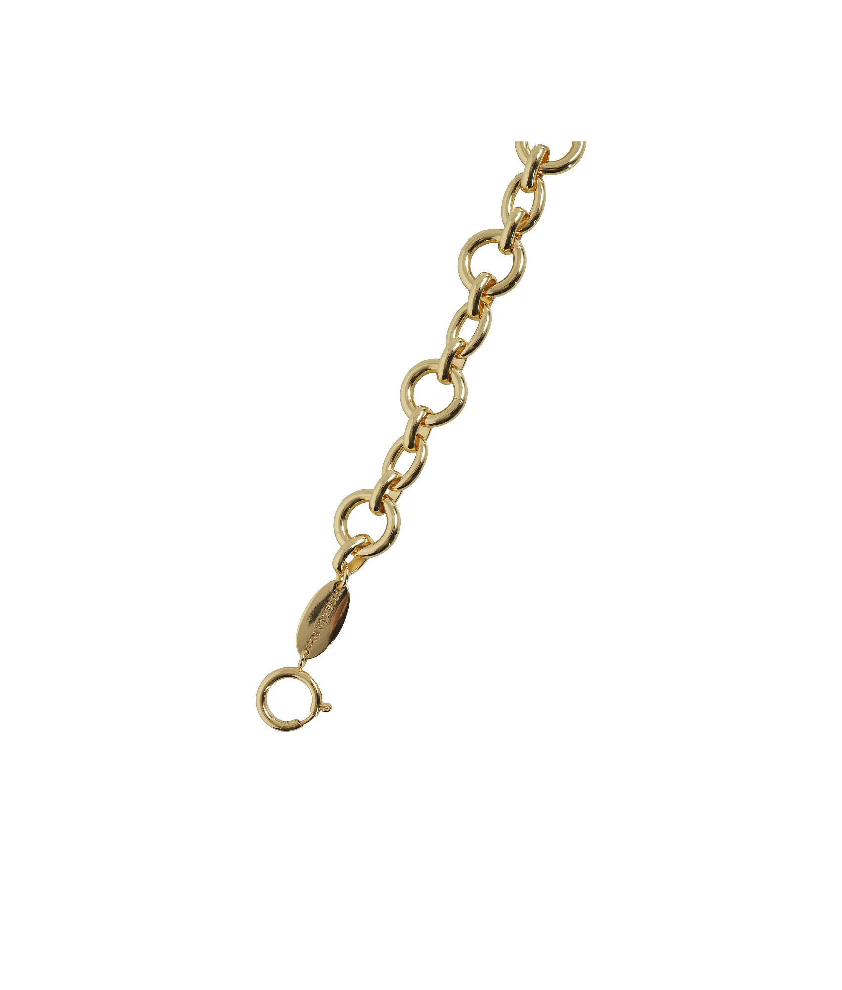 Federica Tosi Chain Link Bracelet In Yellow