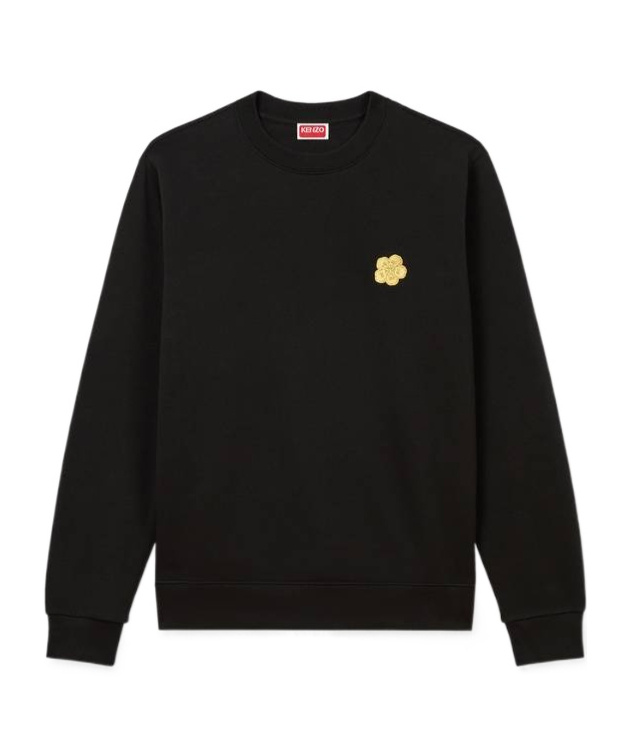 Kenzo Embroidered Sweatshirt In Black