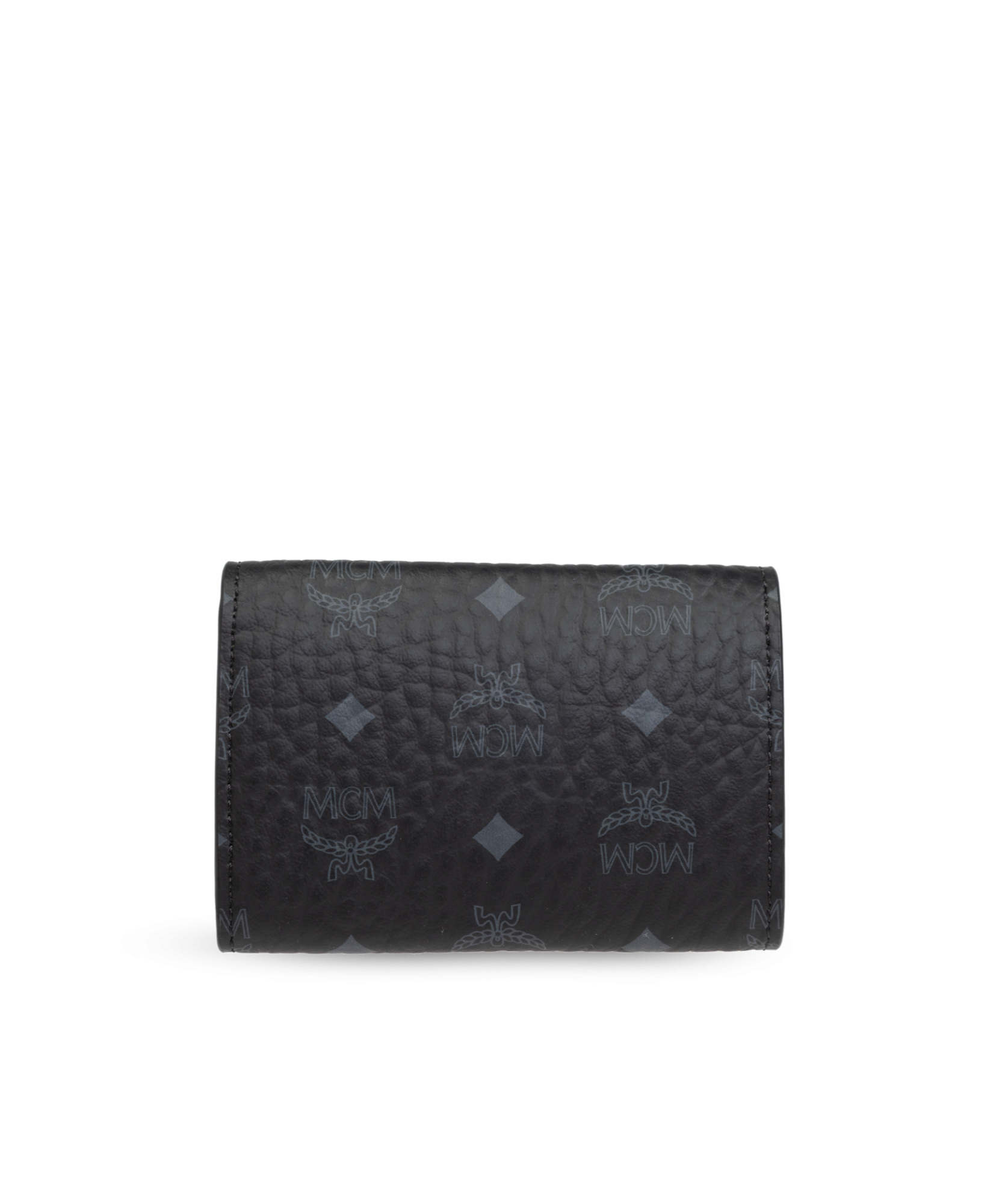 Mcm Folding Wallet In Black