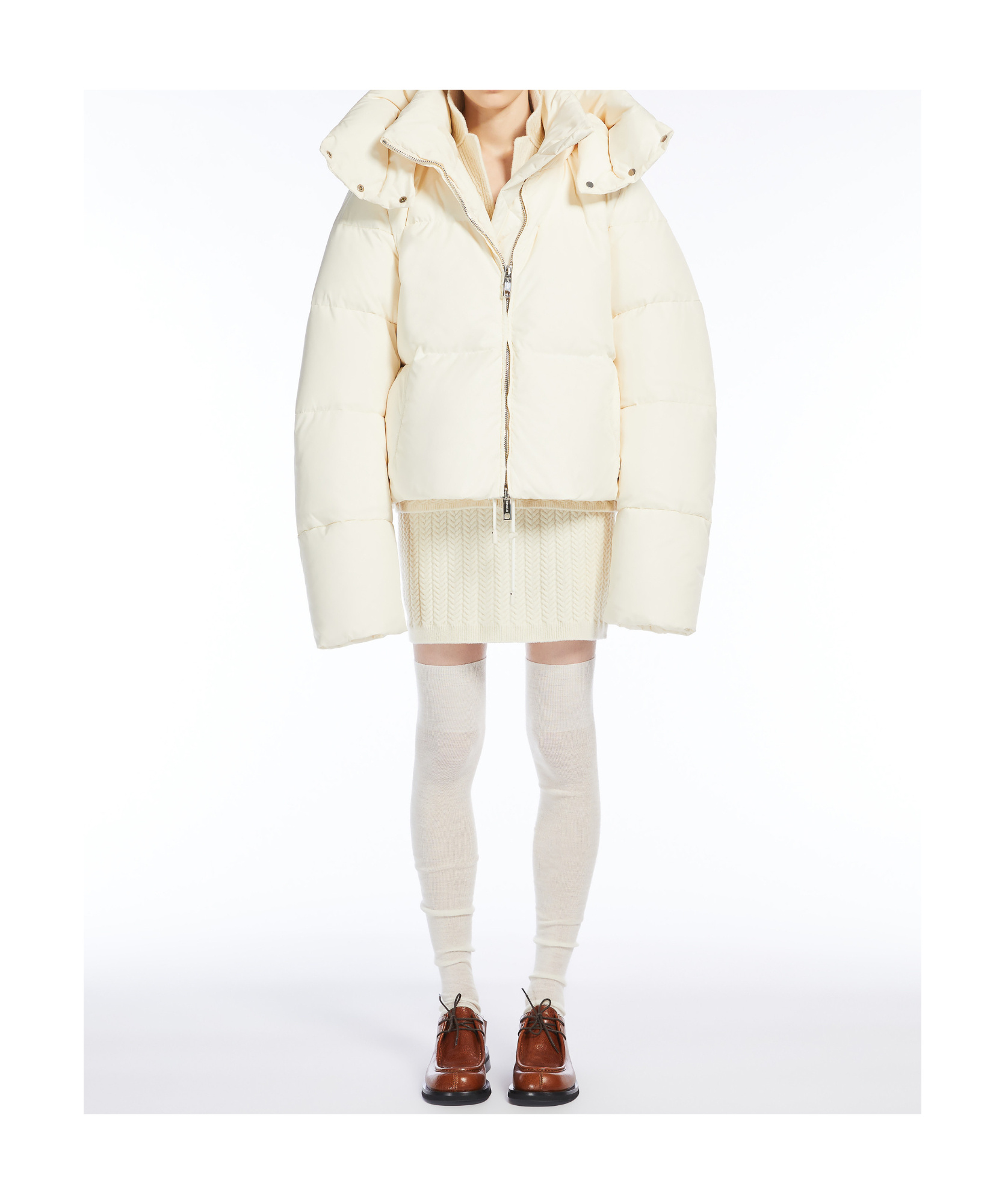 SPORTMAX LONG-SLEEVED DOWN JACKET 