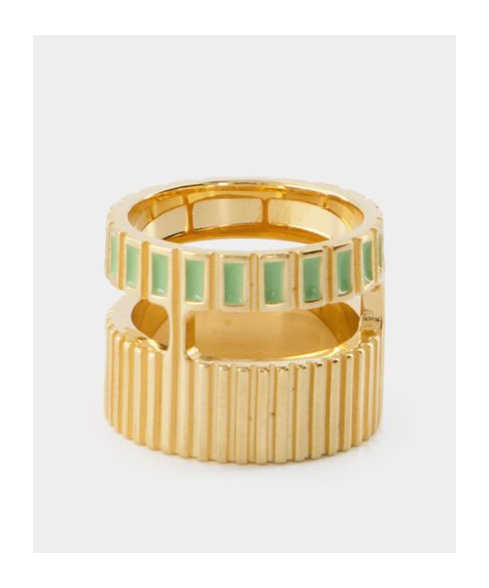 Ivi Logo Ring In Yellow