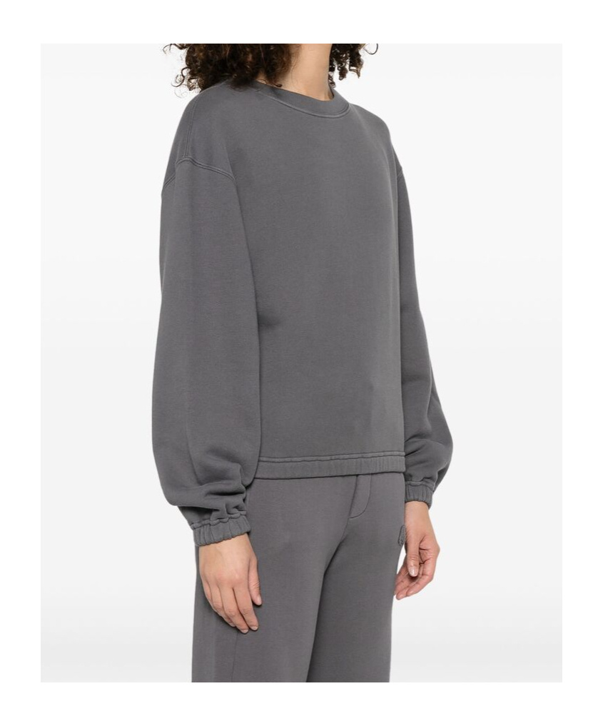 Shop Autry Jersey-texture Sweatshirt In Gray
