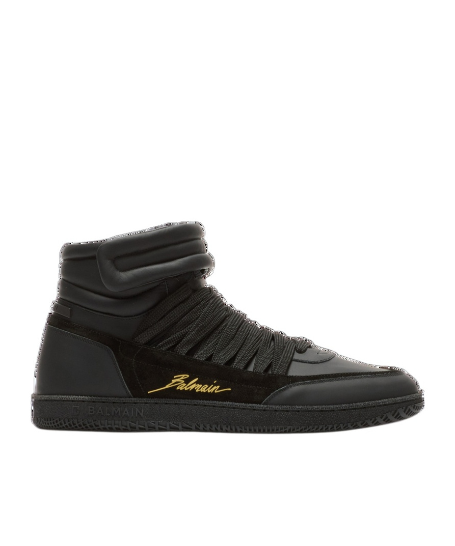 Balmain Leather-panelled Trainers