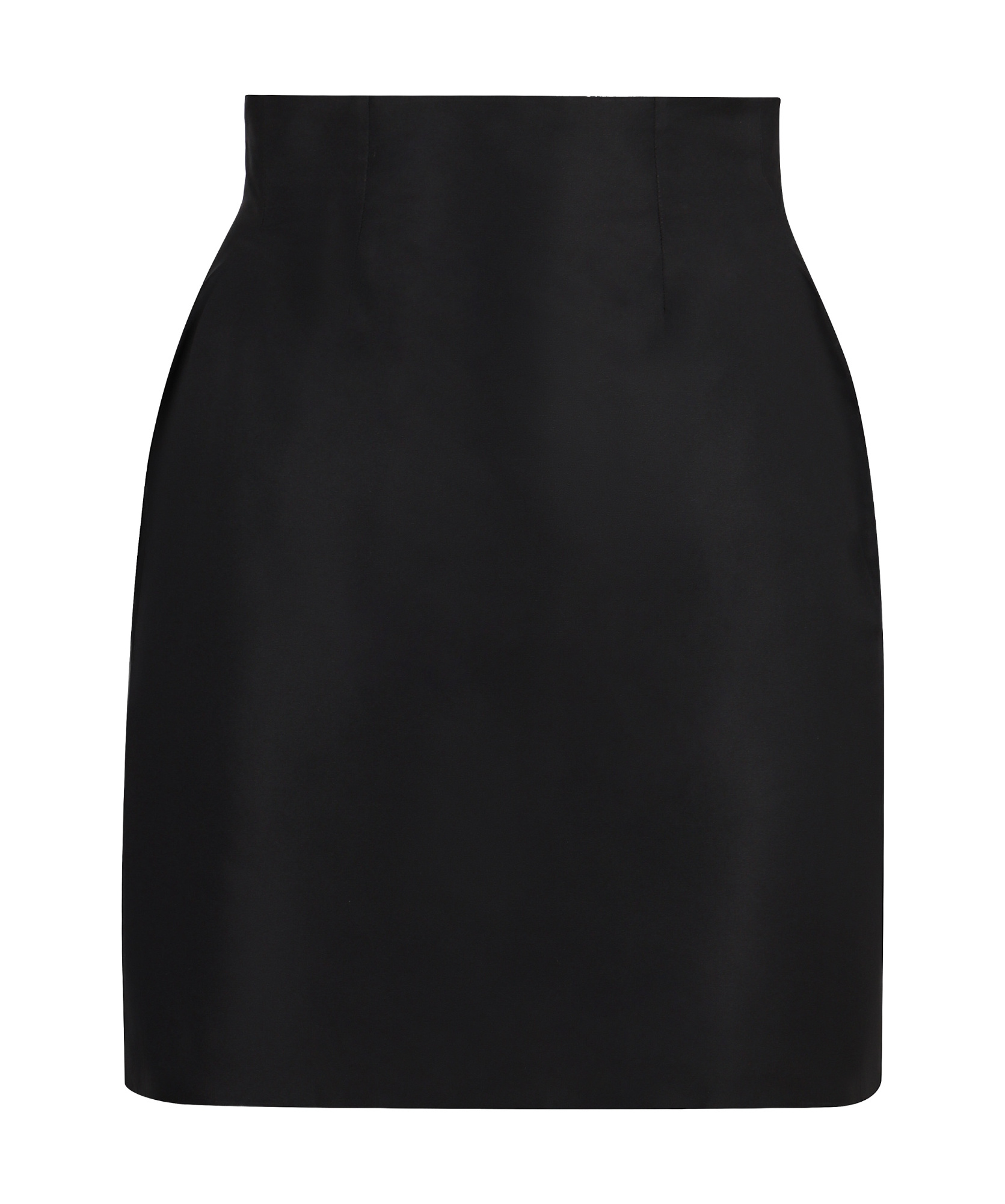 Shop Nina Ricci Taffeta High-waisted Mini Skirt In Black