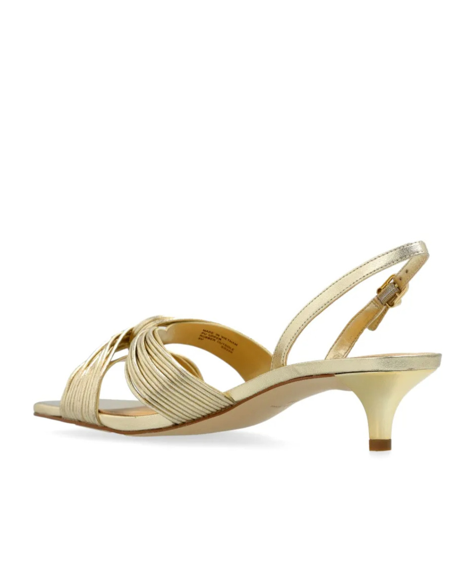 Michael Kors Alessia Kitten Sandal In Nude