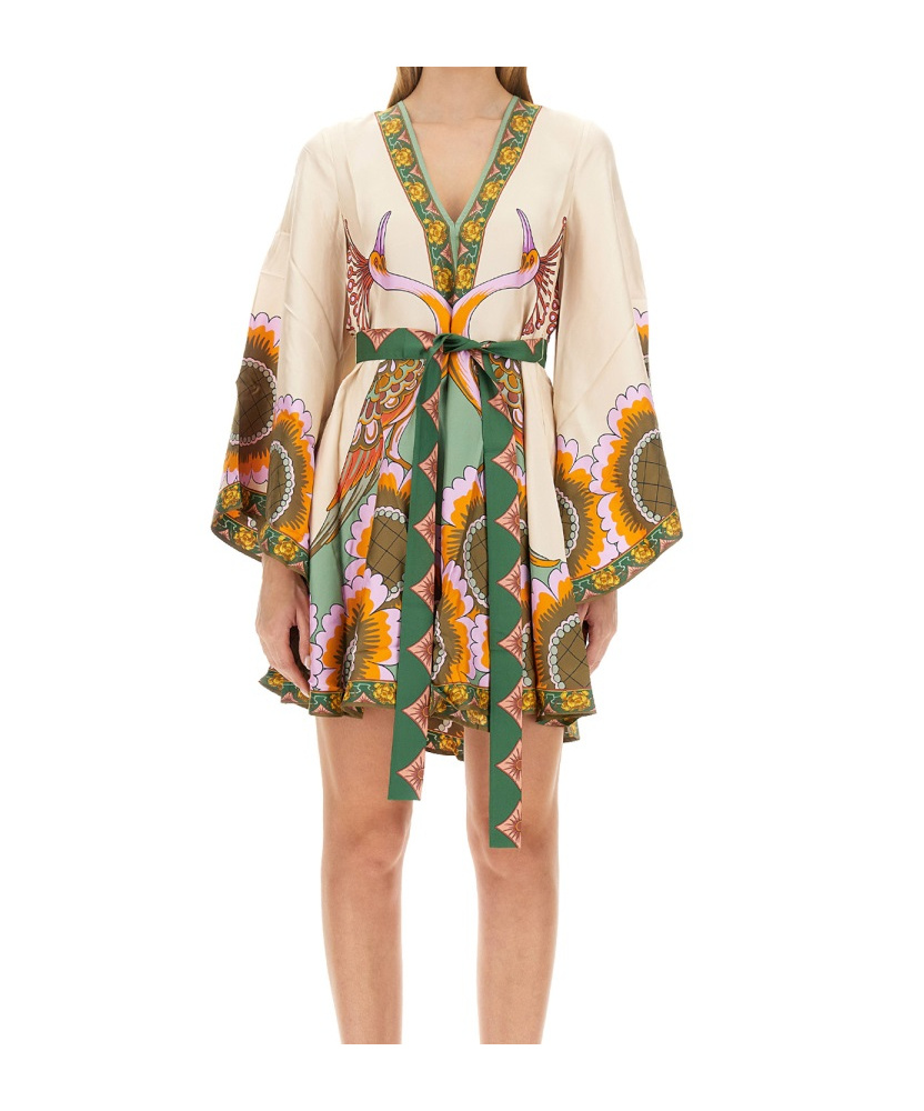 La Doublej Magnificent Mini Dress In Multi