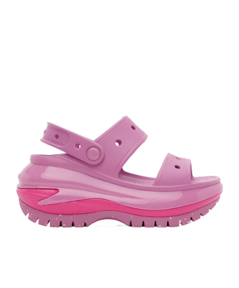 Crocs Pierced Detail High-heeled Sandals In Pink