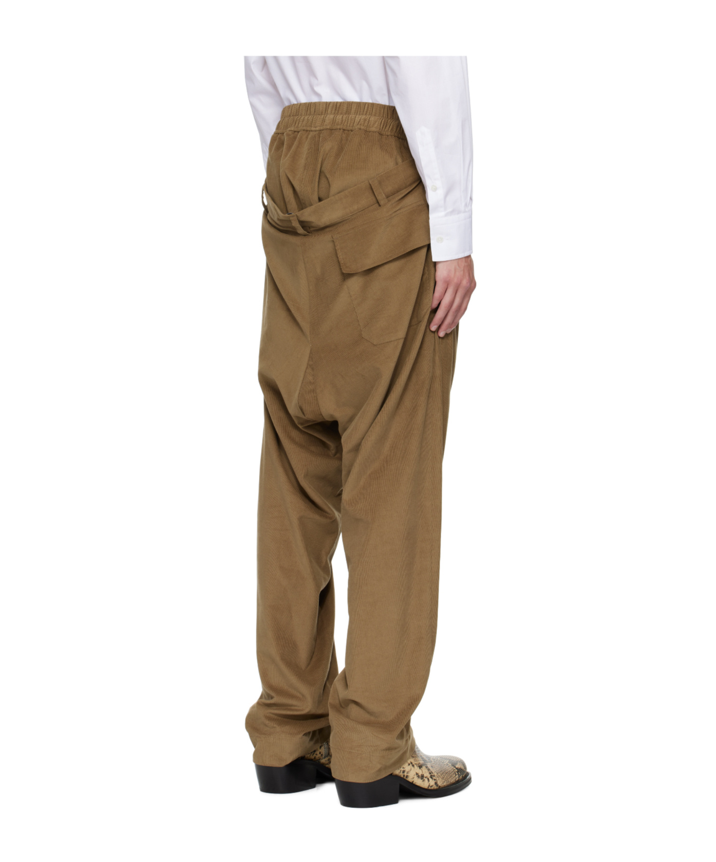 Vivienne Westwood Builder Trousers Cotton Baby Corduroy Tobacco 54 Men In Brown