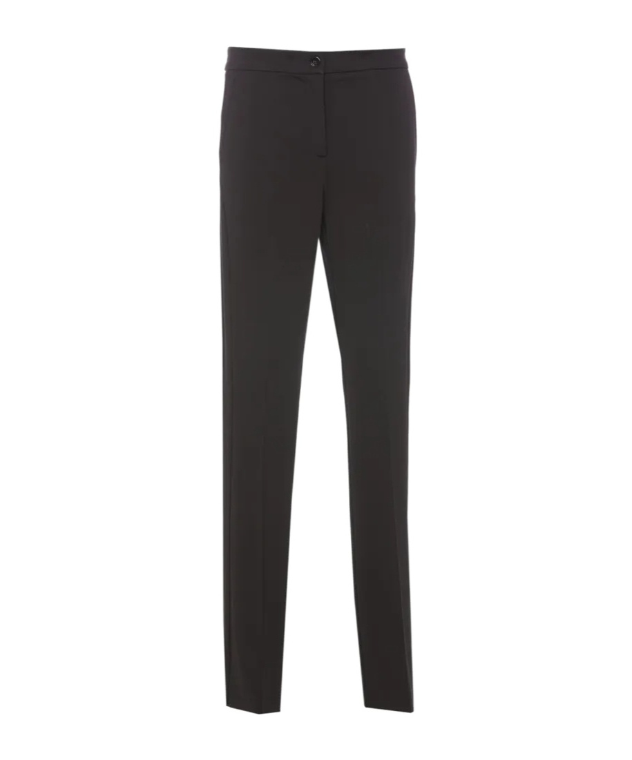 Pinko Straight-leg Slim-fit Trousers In Black