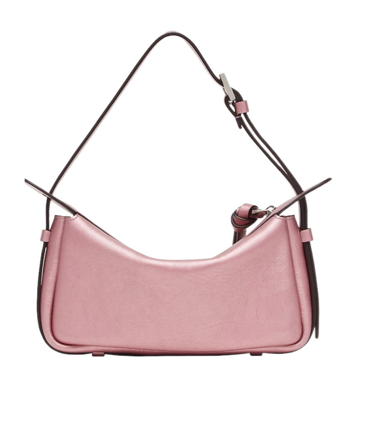 Fendi Simply Small Shoulder Bag In Pink