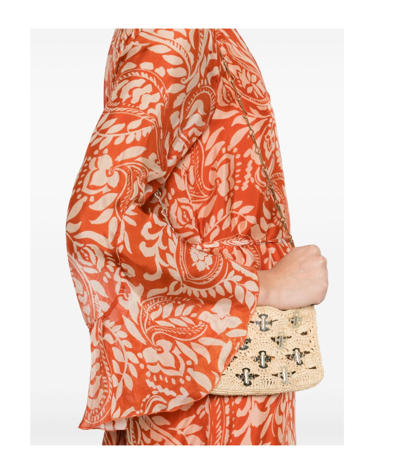 Liu •jo Paisley-print Mini Dress In Red
