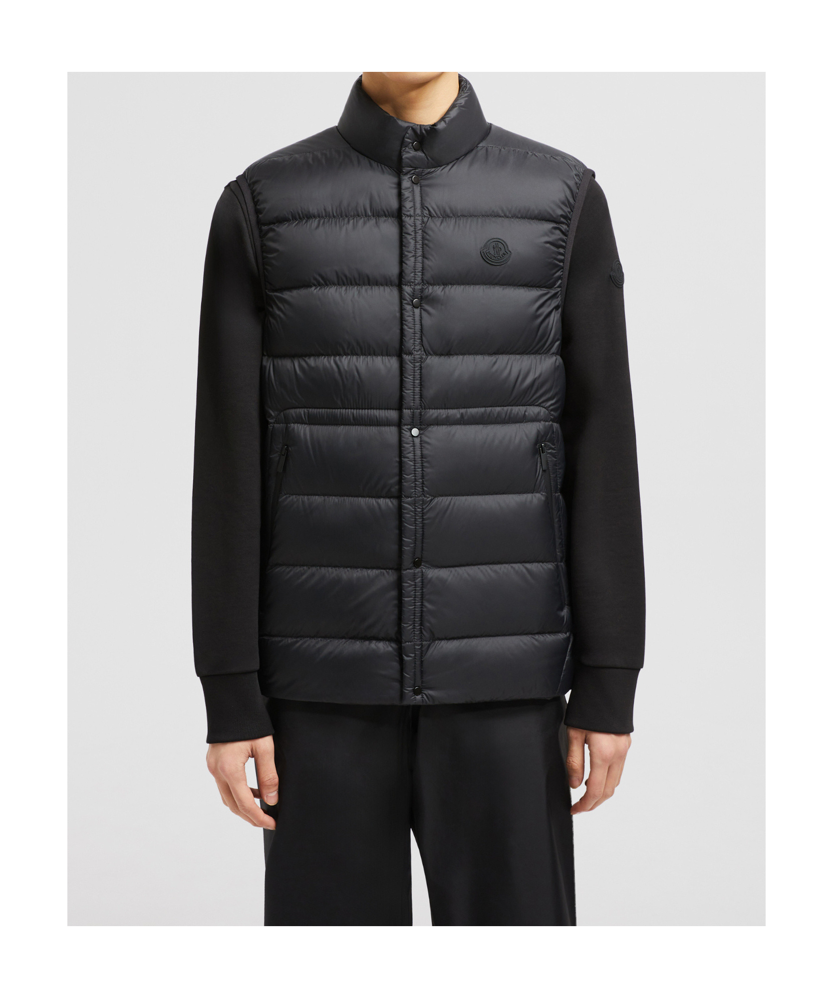 Moncler Doudoune Sans Manches Plaret In Black