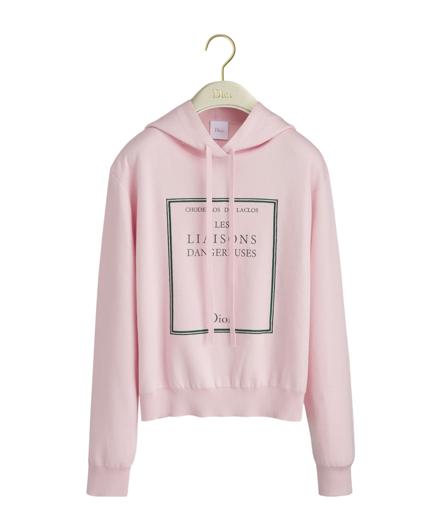 Dior Book Cover Hooded Sweatshirt In Pink