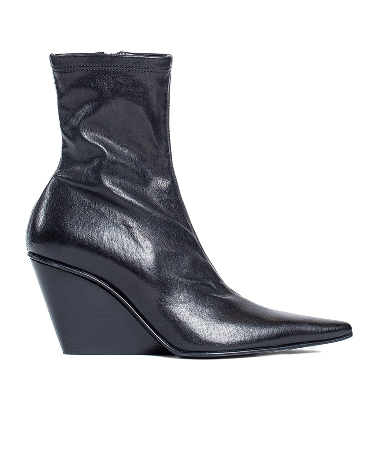 Ann Demeulemeester Woman Black Boots In Black