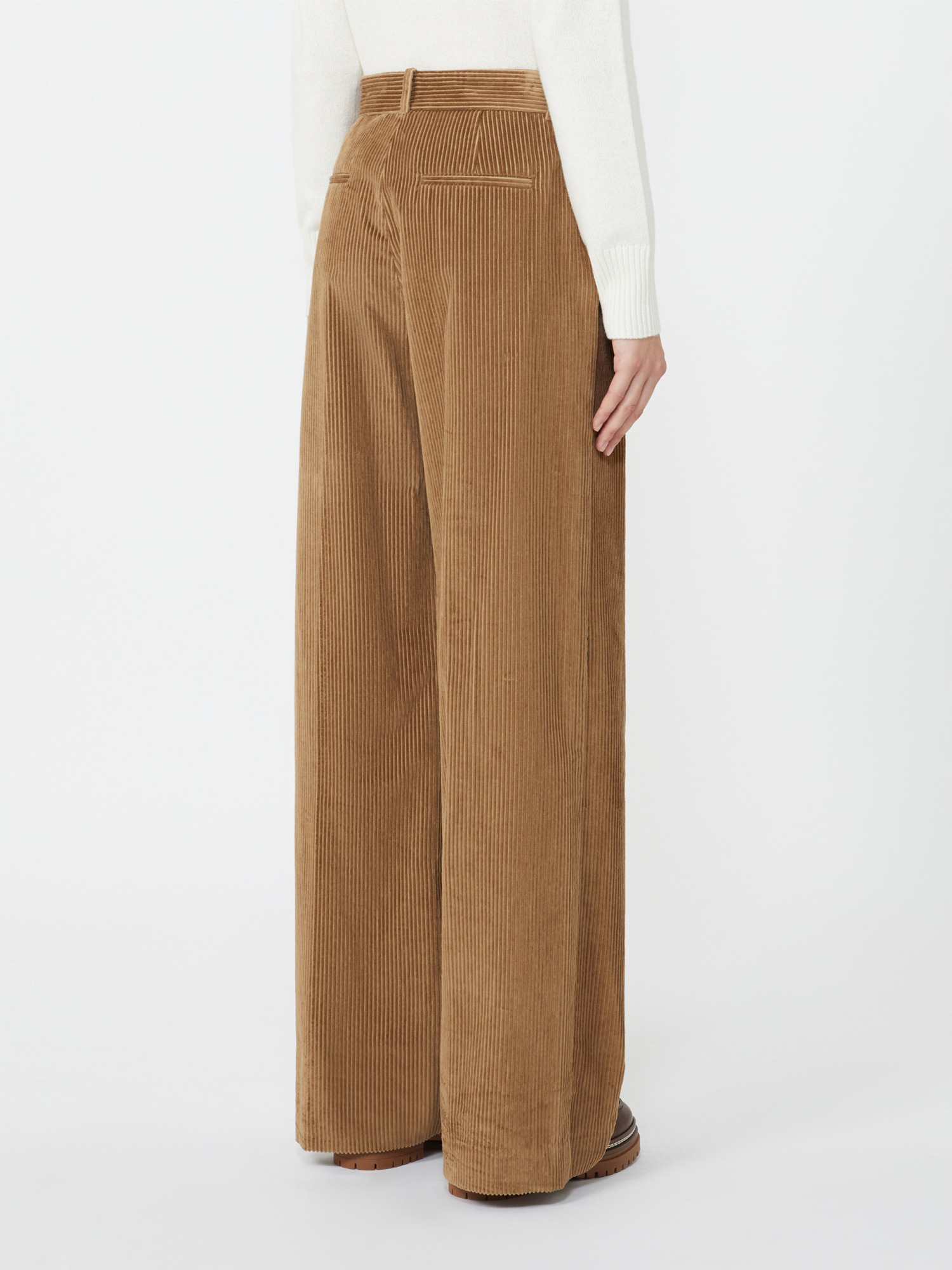 Weekend Max Mara Wide Leg Casual Pants In Brown