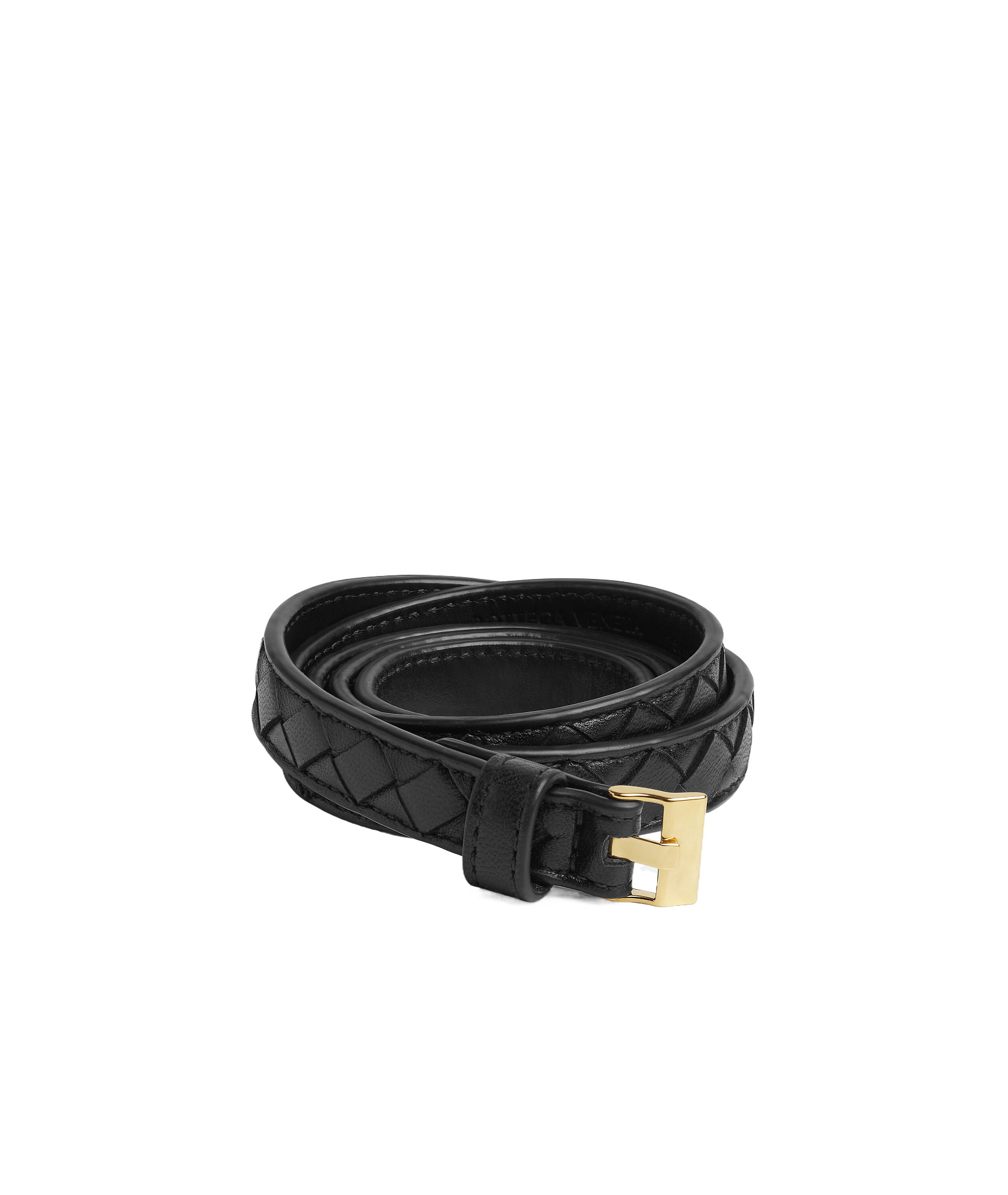 Bottega Veneta Ceinture Fine Watch In Black