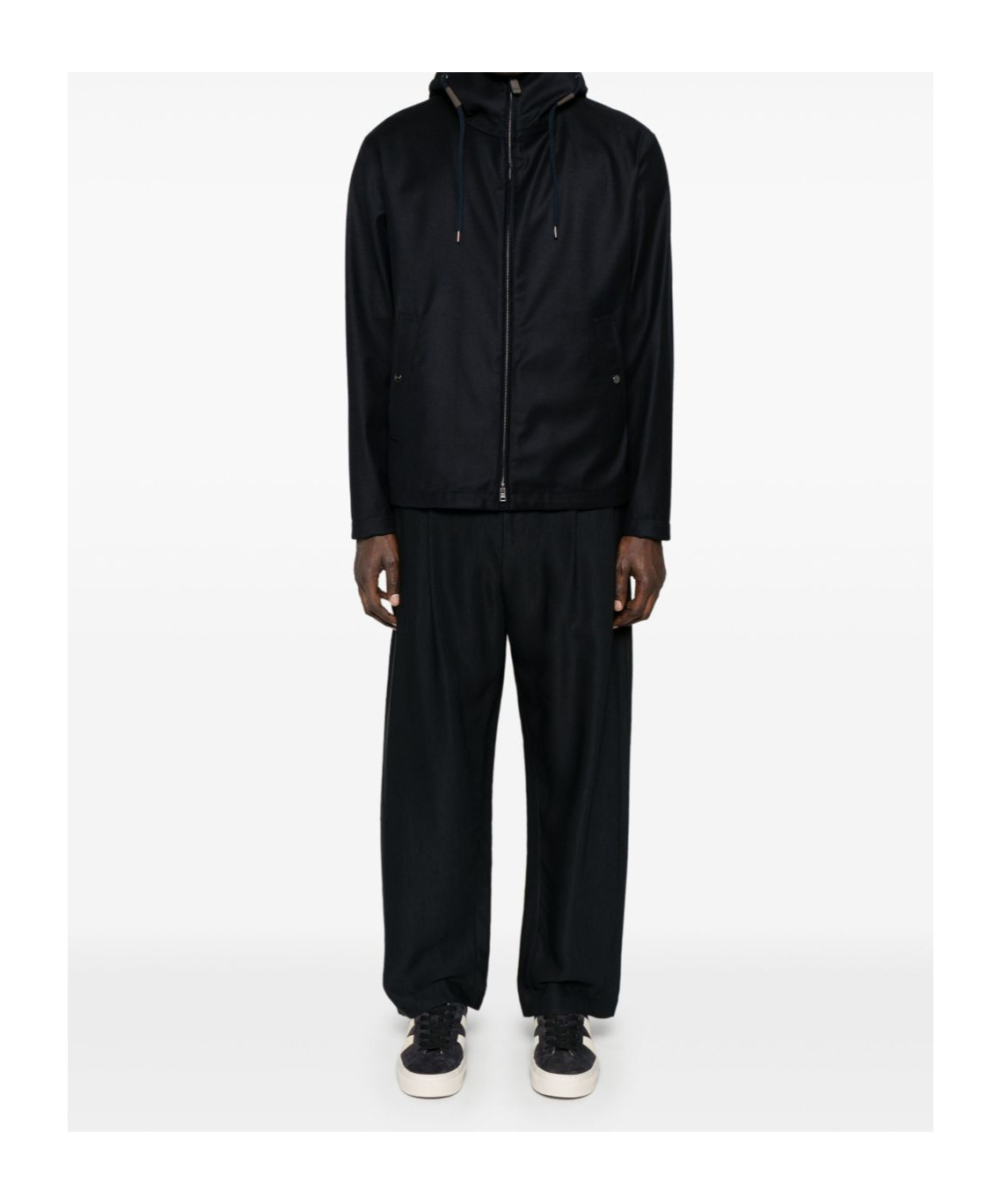 Herno Hooded Jacket In Black