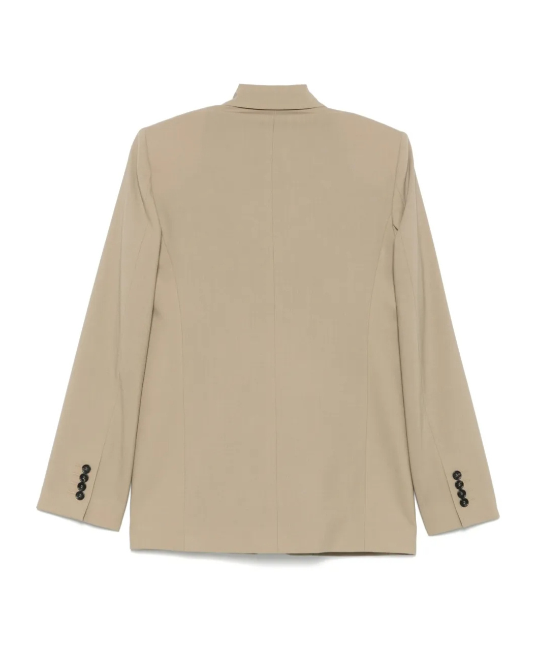 Msgm Single-breasted Blazer In Taupe