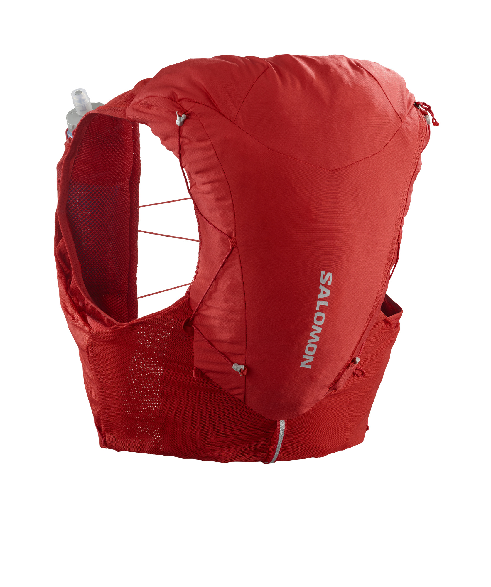 Salomon Adv Skin 12 Running Vest In Red