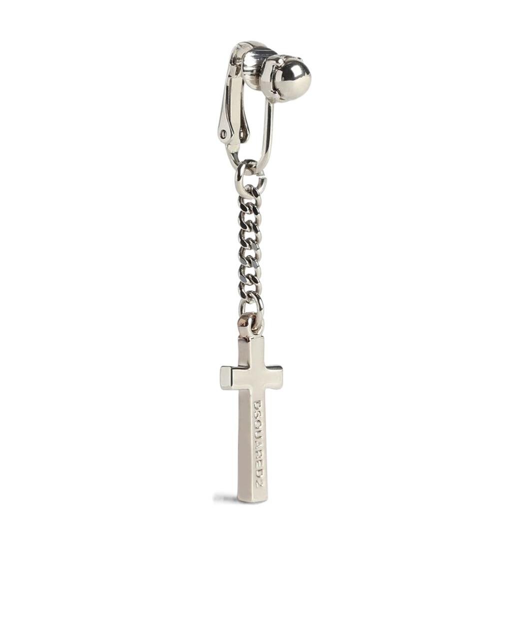 DSQUARED2 DSQUARED2 CROSS PENDANT CLIP-ON SINGLE EARRING