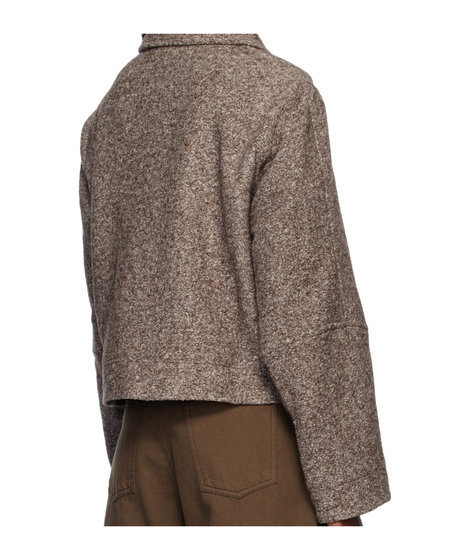 Henrik Vibskov Long-sleeved Casual Jacket In Brown