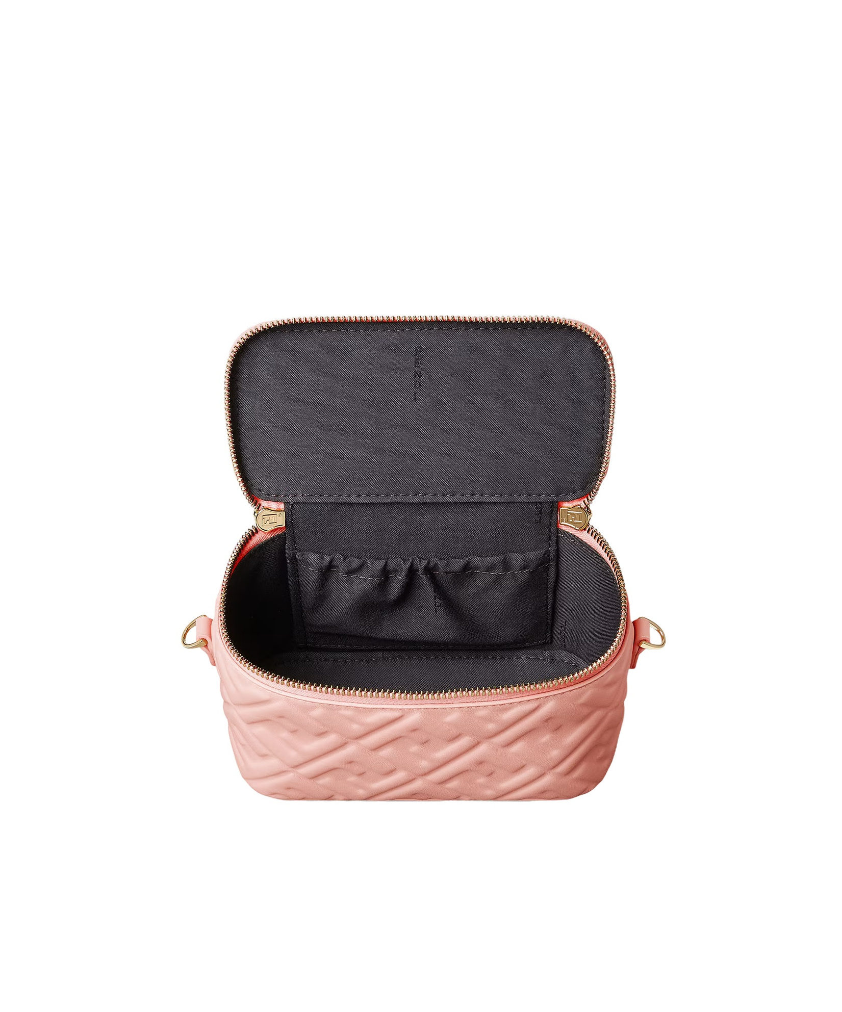 Fendi Pink Nappa Leather Mini-bag With Ff Motif In Pink