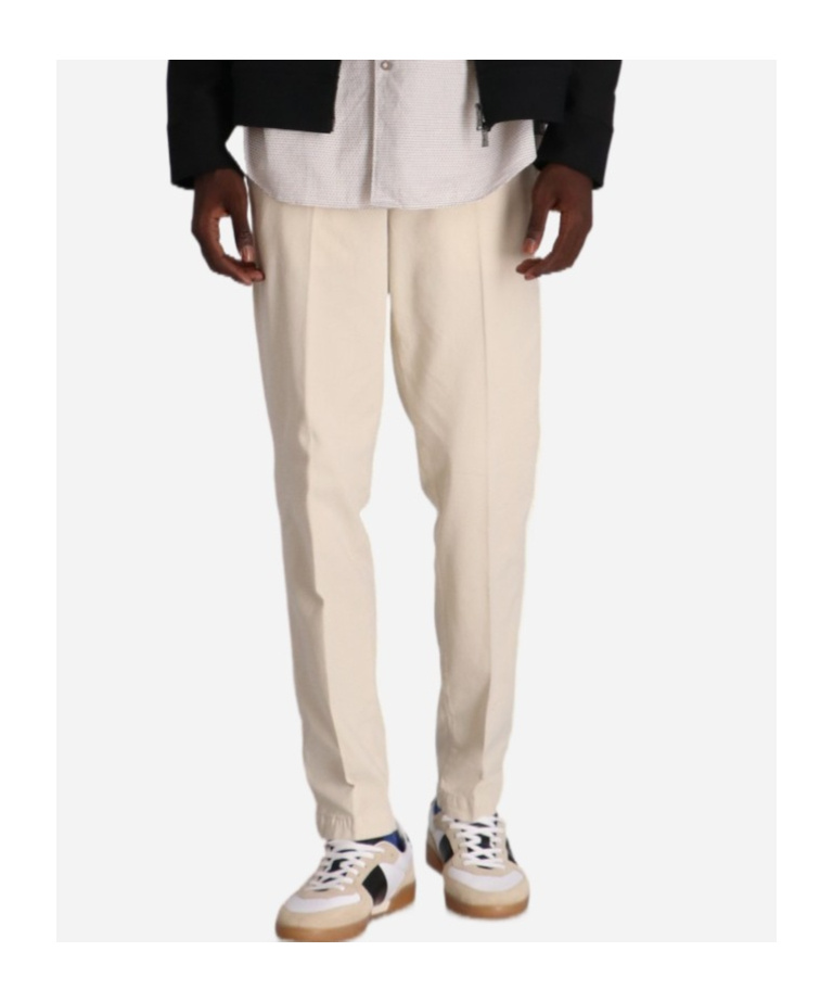 Hugo Boss Belt-loop Casual Pants In Nude