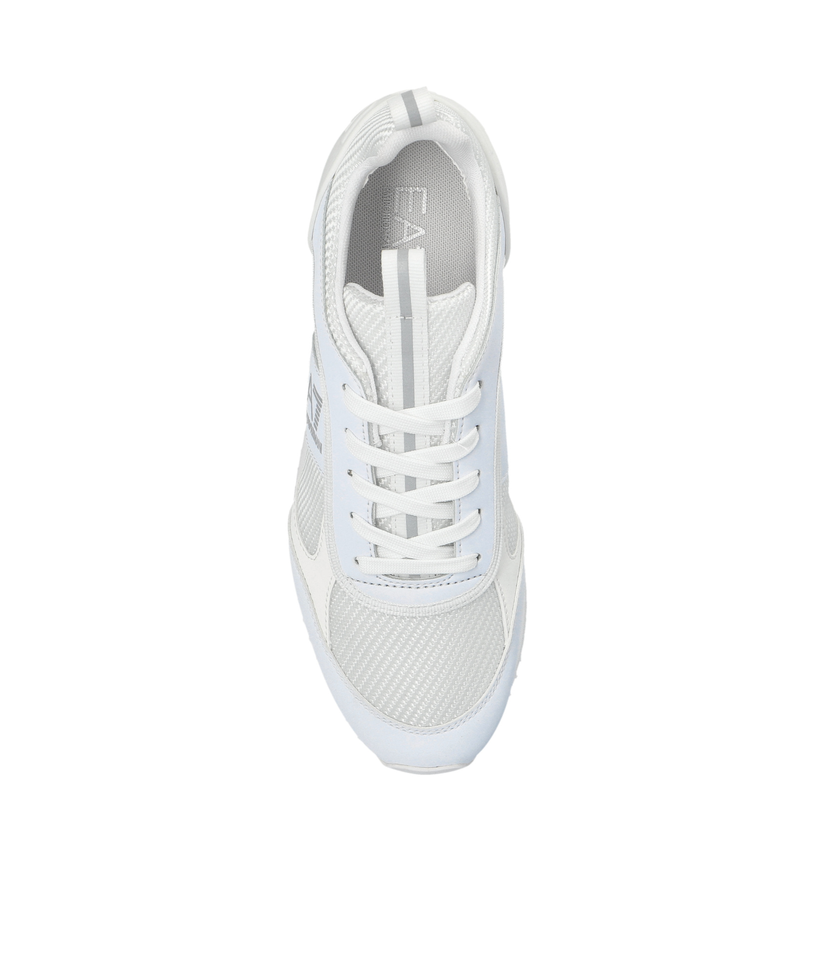 Ea7 Logo-print Trainers In White
