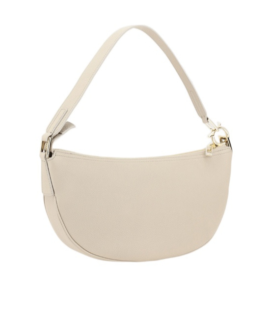 FERRAGAMO FERRAGAMO GANCINI BUCKLE ZIPPED HOBO BAG