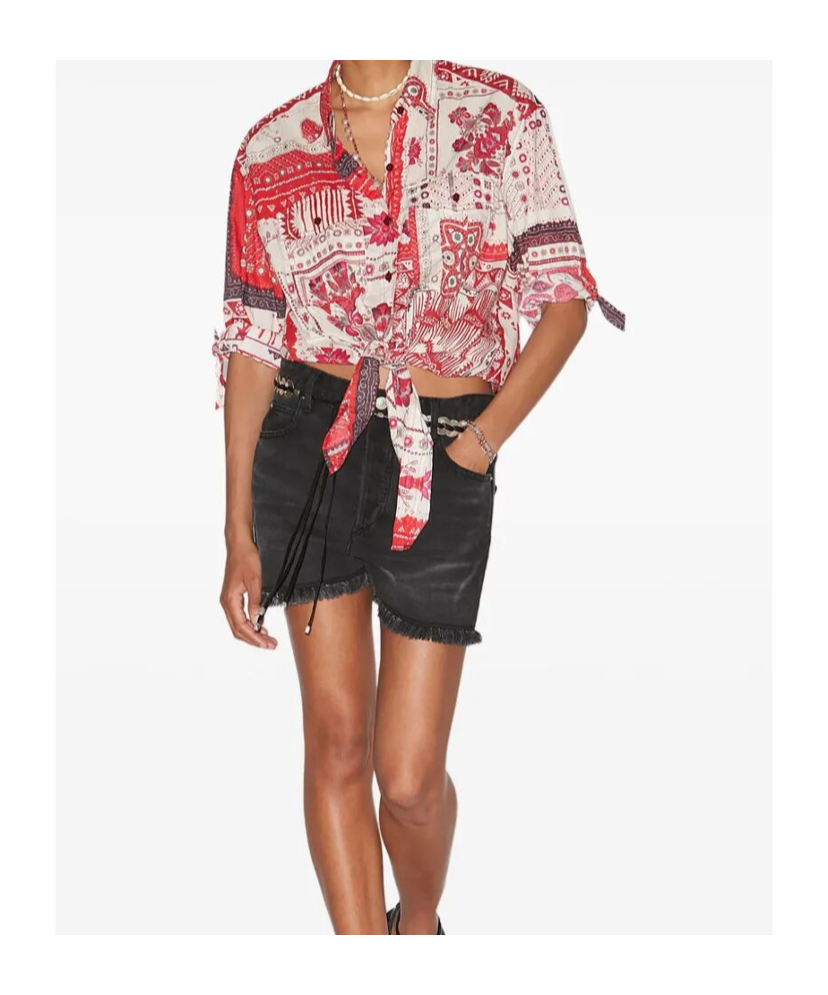 Shop Isabel Marant Étoile Nathy Shirt In Red