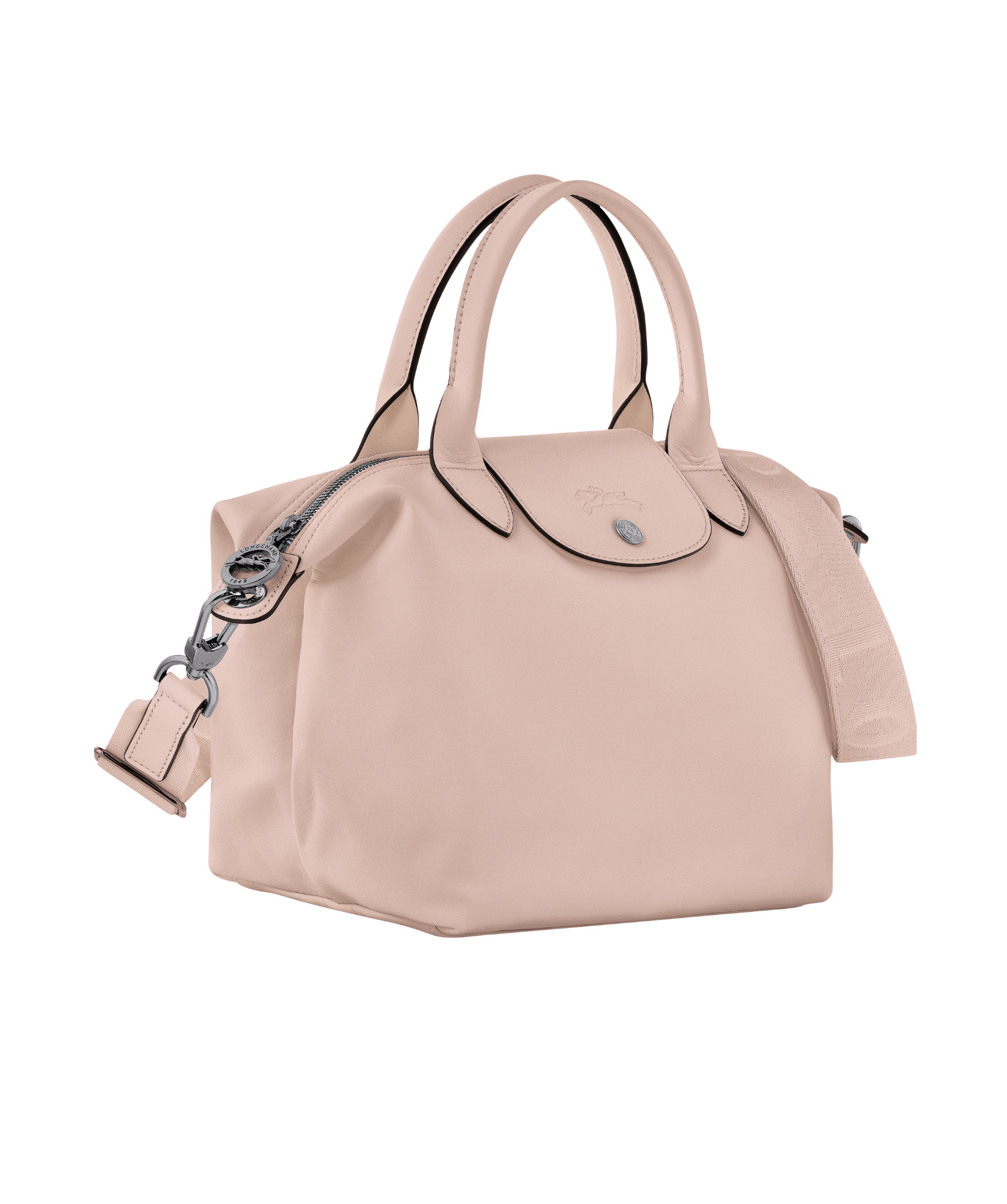 Longchamp Le Pliage Xtra Leather Coin Purse In Pink