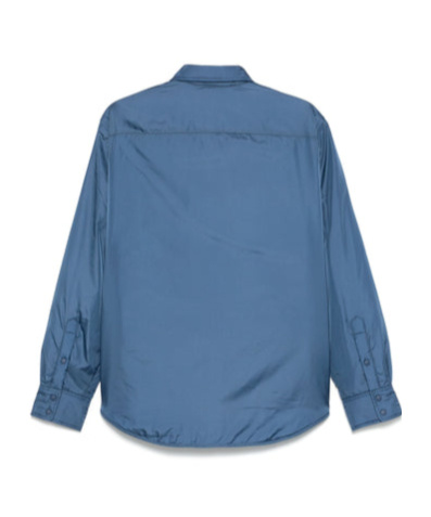 Aspesi Long-sleeved Shirt And Jacket In Blue