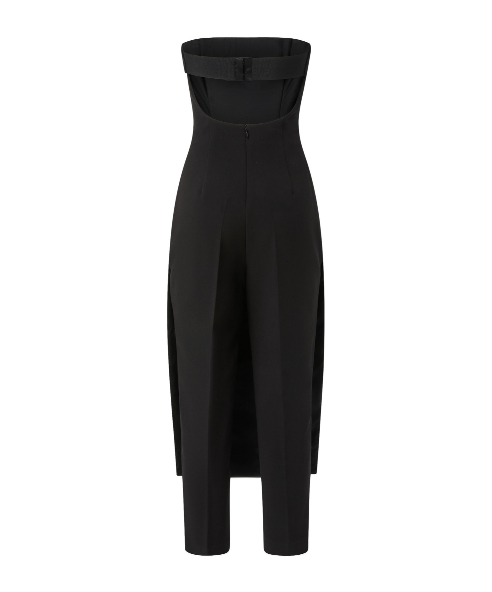 Pinko Jumpsuit With Skirt-effect Front In Black