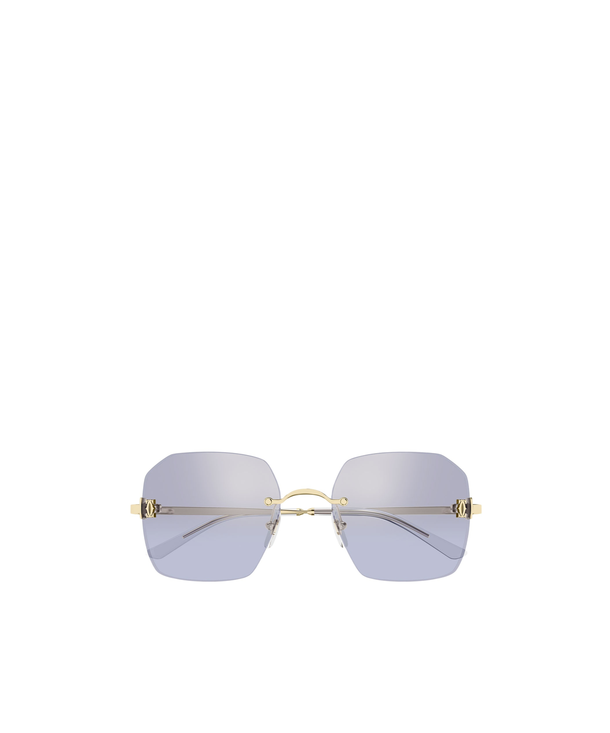 Cartier Rimless Sunglasses In Multi