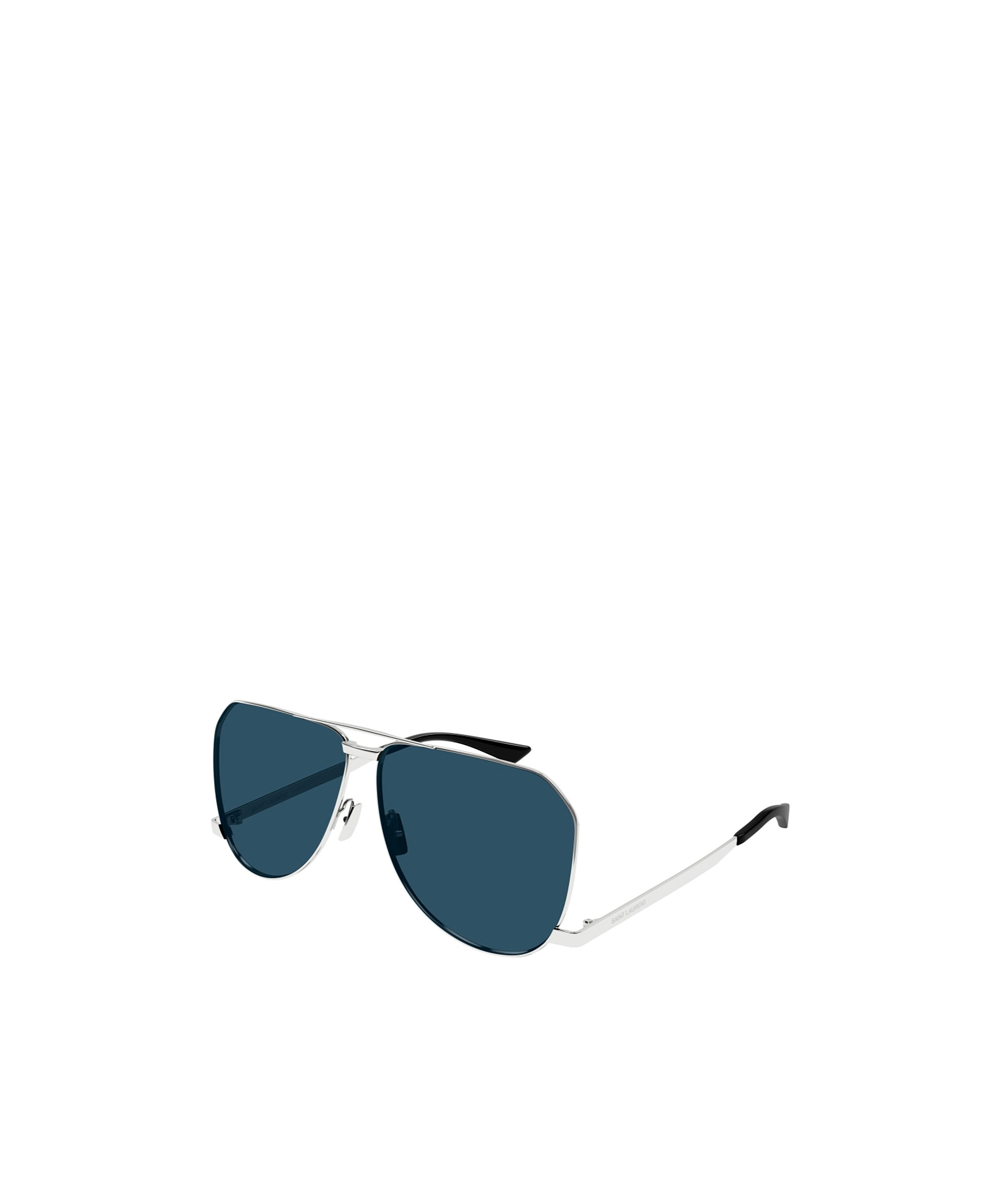 Saint Laurent Sl690 Dust Pilot-frame Sunglasses In Blue