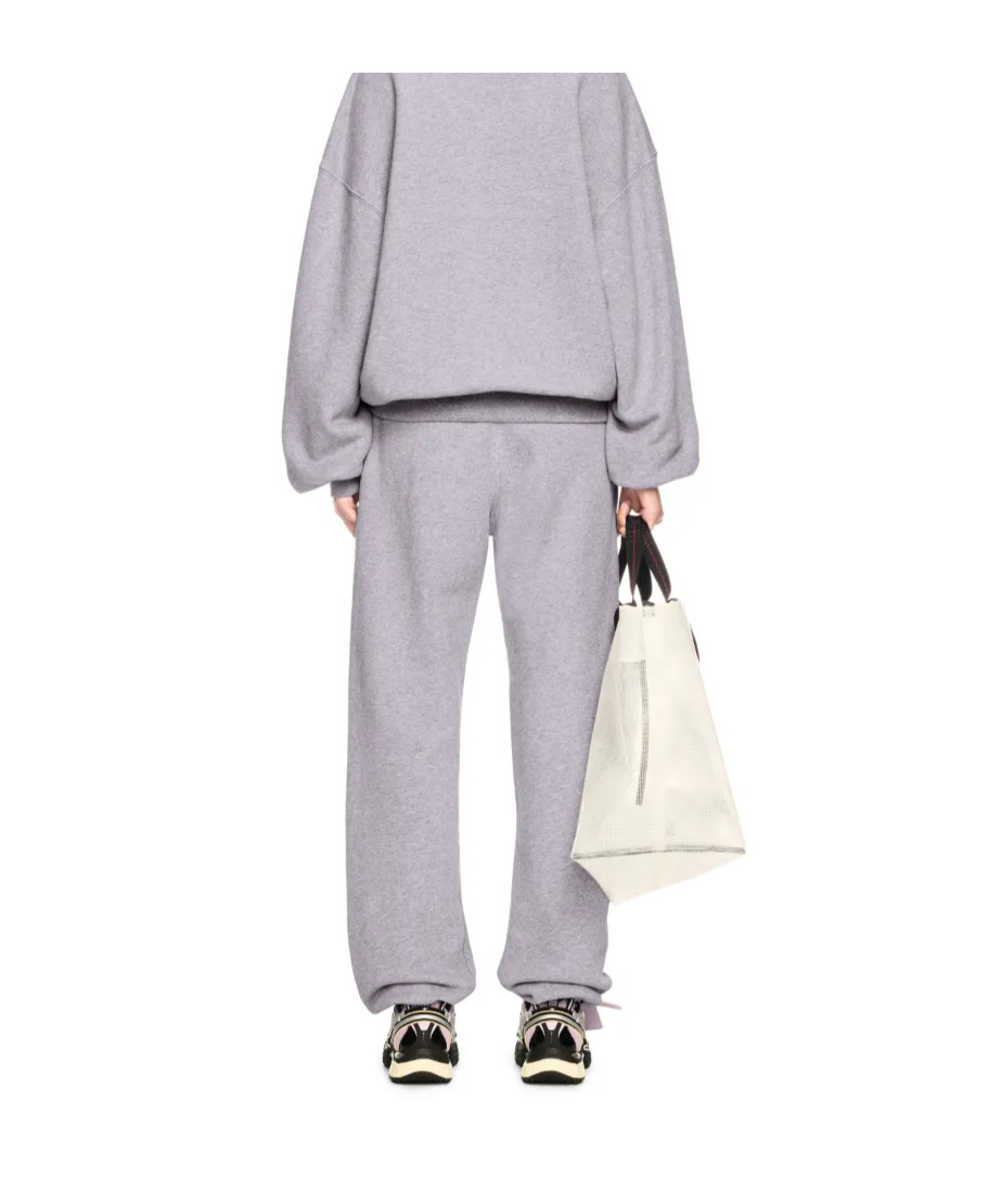 Off-white Logo-embroidered Track Trousers In Gray