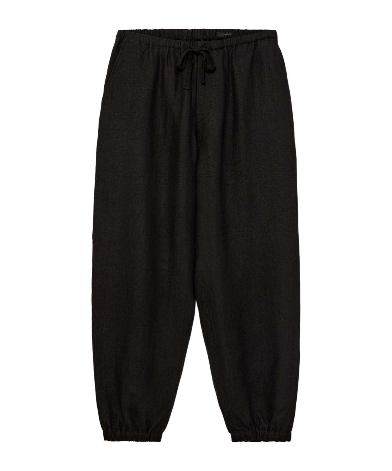 Comoli Drawstring Casual Pants In Brown