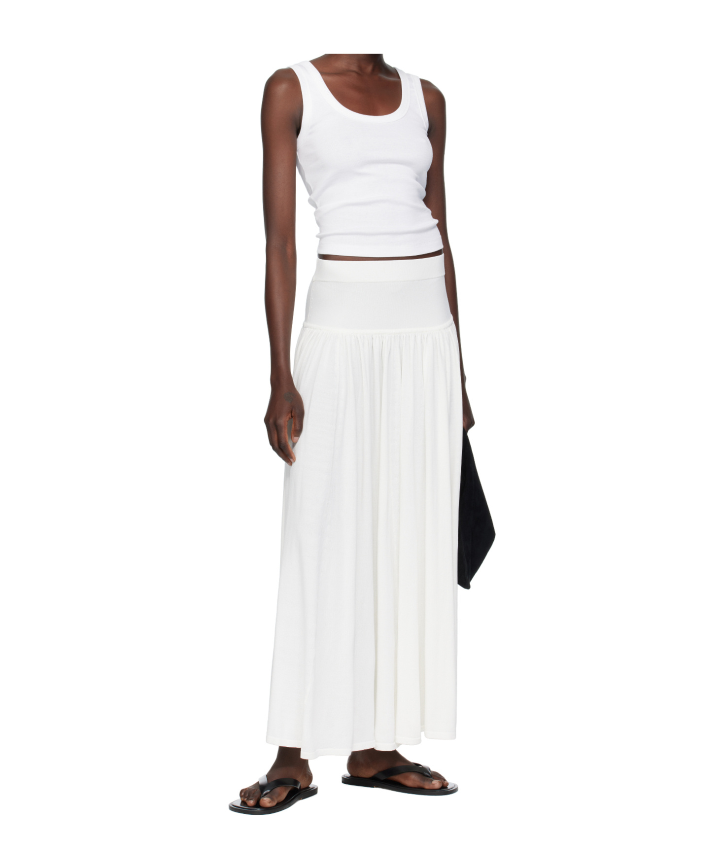 Loulou De Saison Romy Maxi Skirt In White