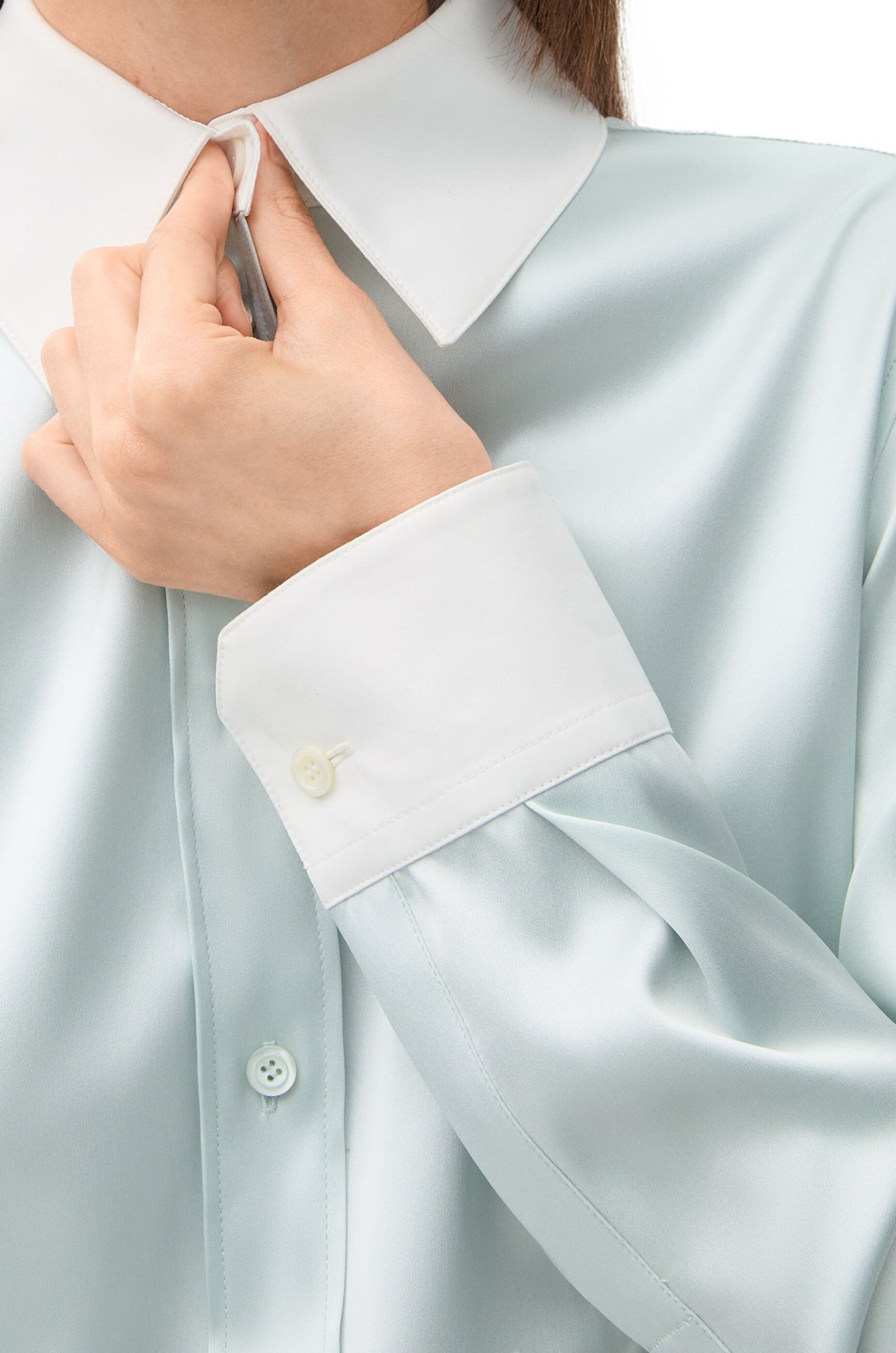 LOEWE LOEWE SATIN STRETCH SHIRT