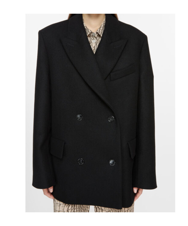 Acne Studios Double-breast Blazer In Black